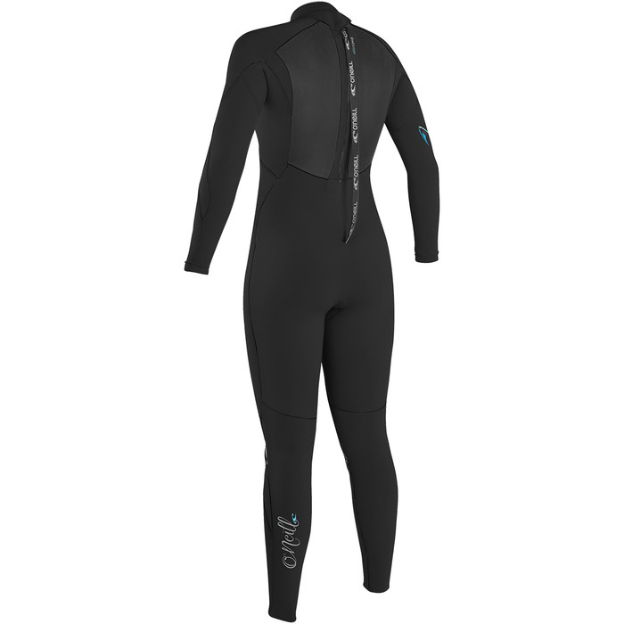 2024 O'Neill Womens Epic 5/4mm Back Zip Wetsuit 4218B - Black